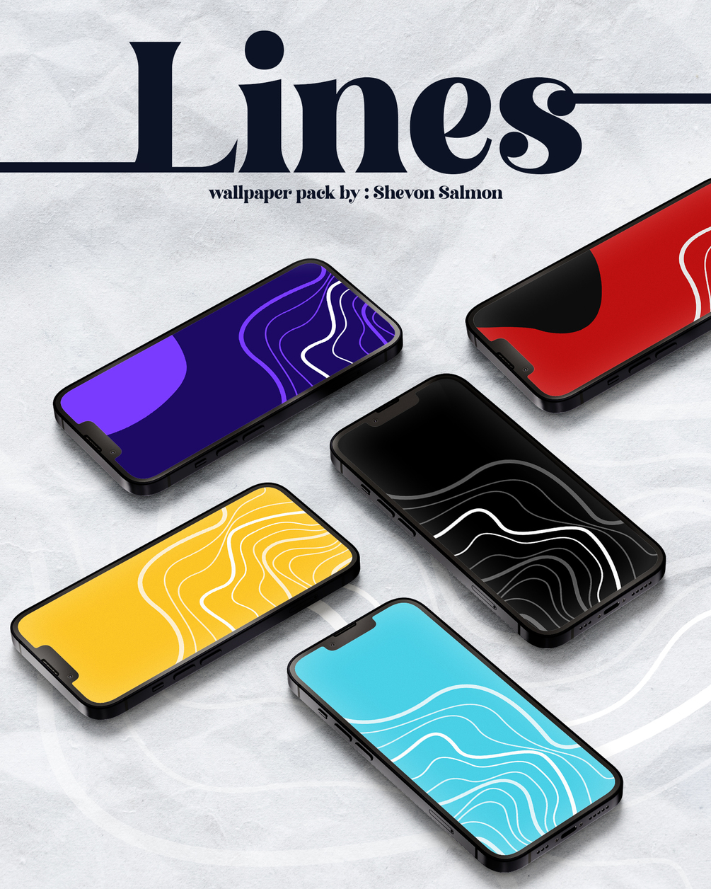 Lines Wallpaper Pack by Shevon Salmon