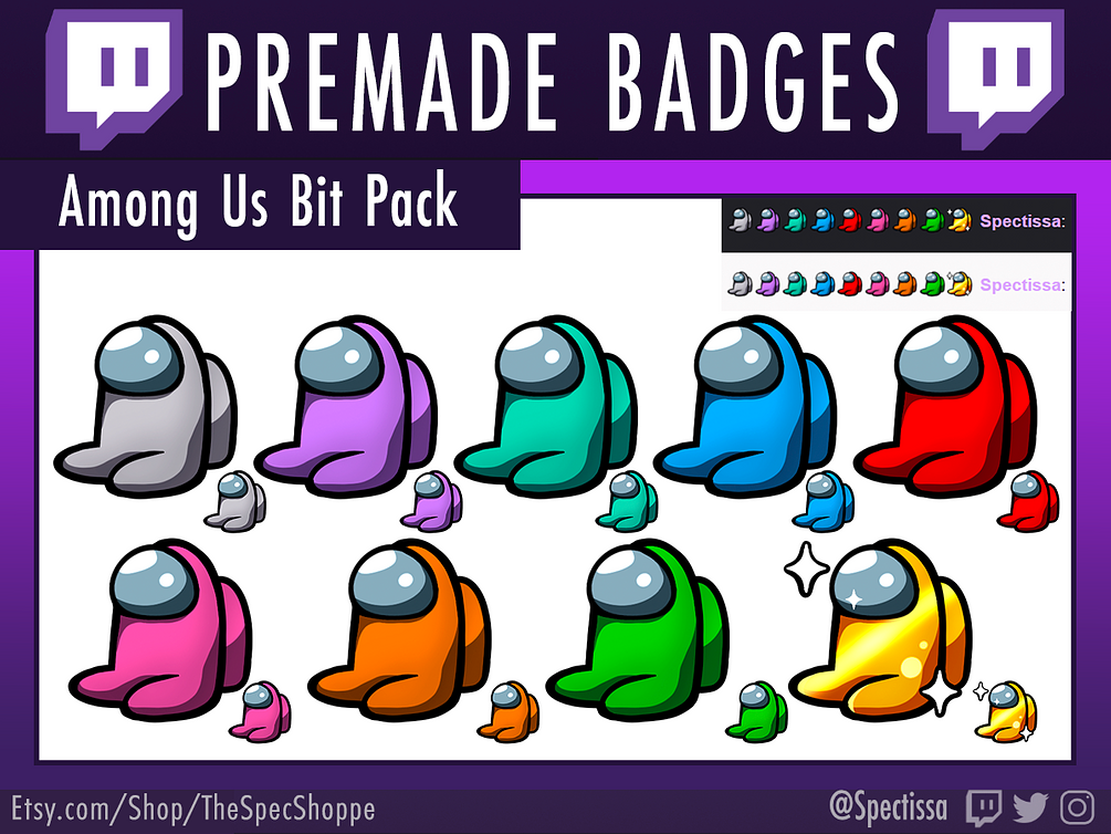 Amoung us bit badges