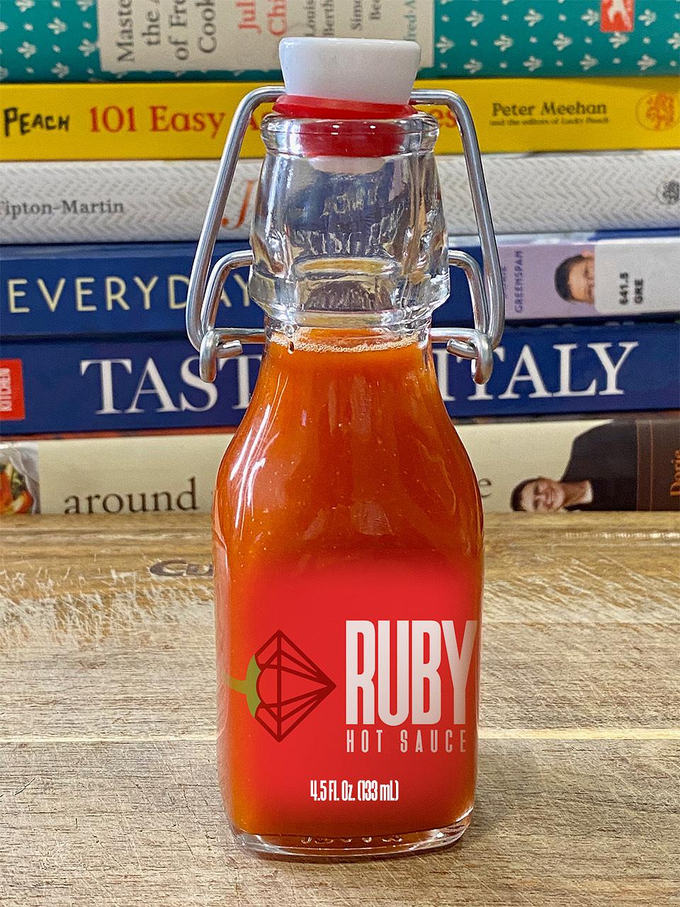 Ruby Hot Sauce 4.5 ounce bottle
