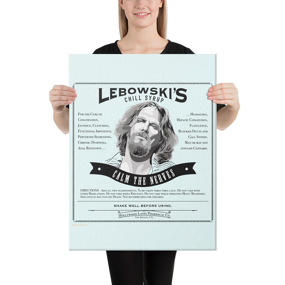 lebowski-s-chill-syrup-canvas-print-18-x24