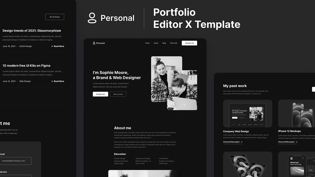 Personal Premium Editor X Template