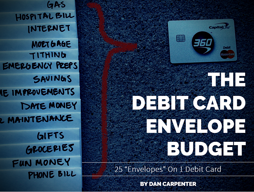 The Debit Cart Envelope Budget 25 Envelopes In 1 Debit Card