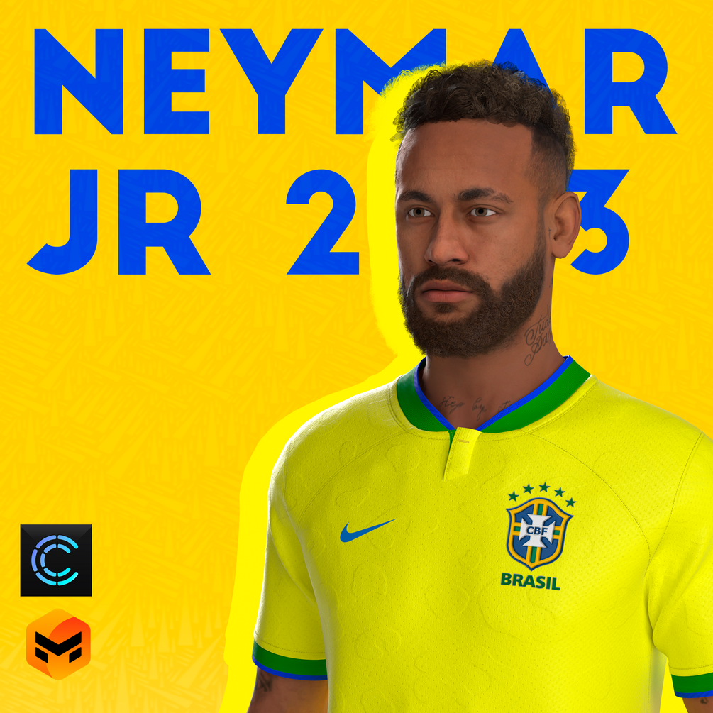 neymar-jr-2023-clo-3d-and-marvelous-designer-2-versions
