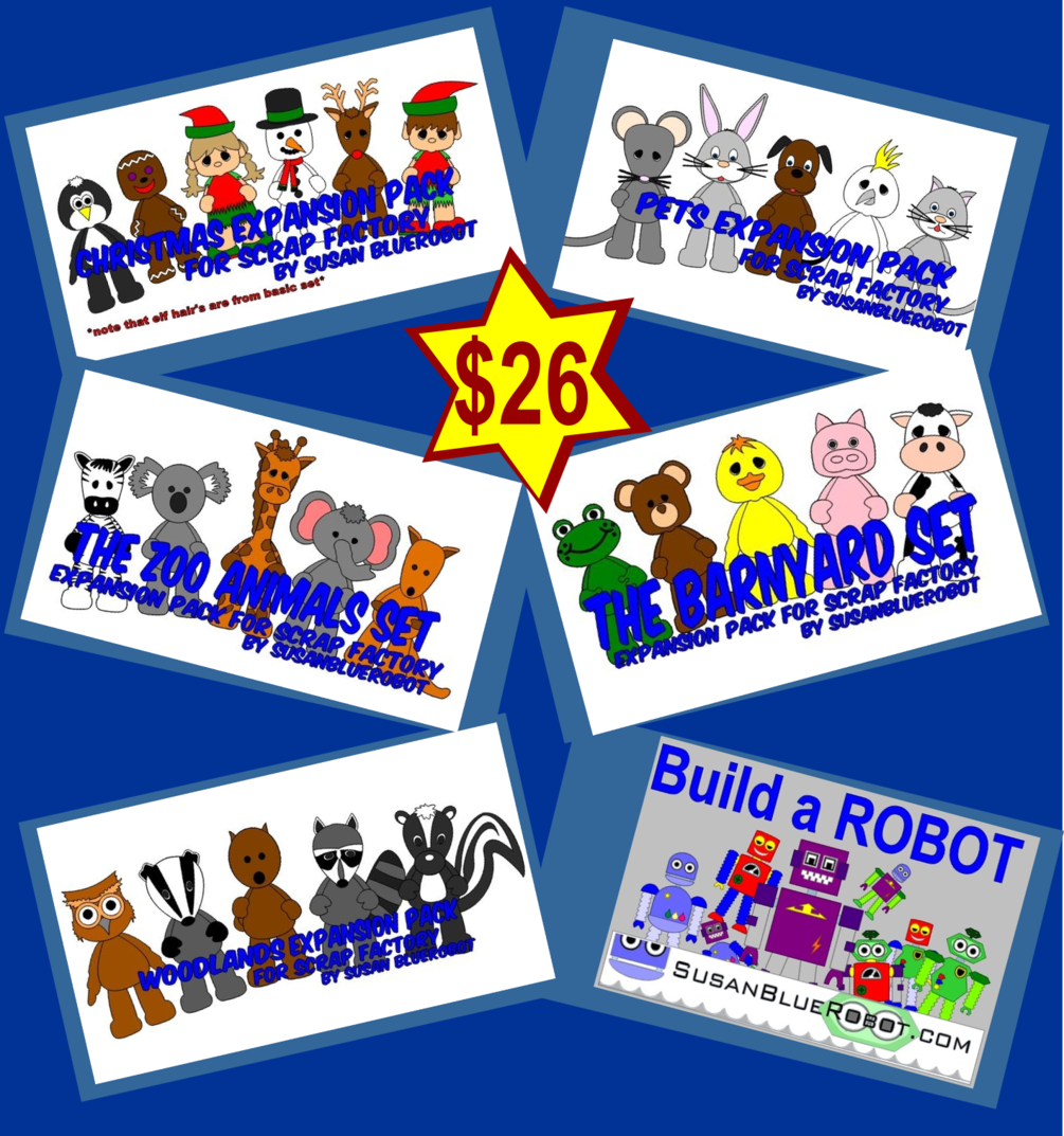 SusanBlueRobot Christmas, Zoo animals, Barnyard animal, House Pets