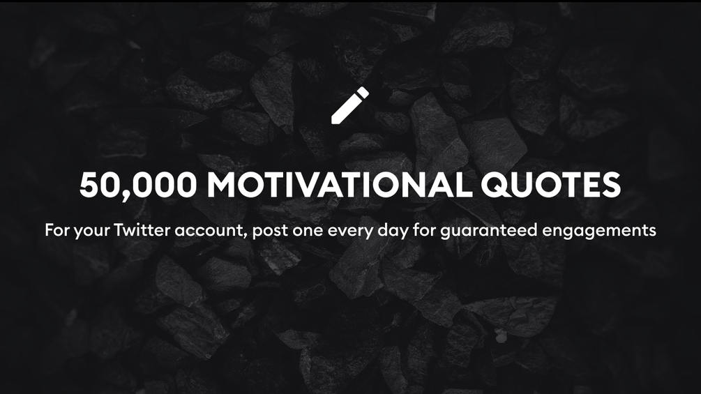 50,000 Motivational Quotes Spreadsheet