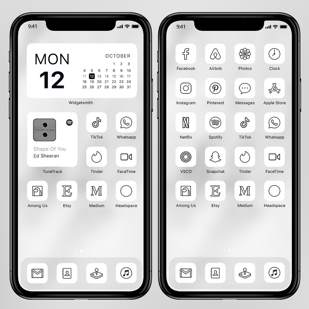 IOS Premium White Icon Pack