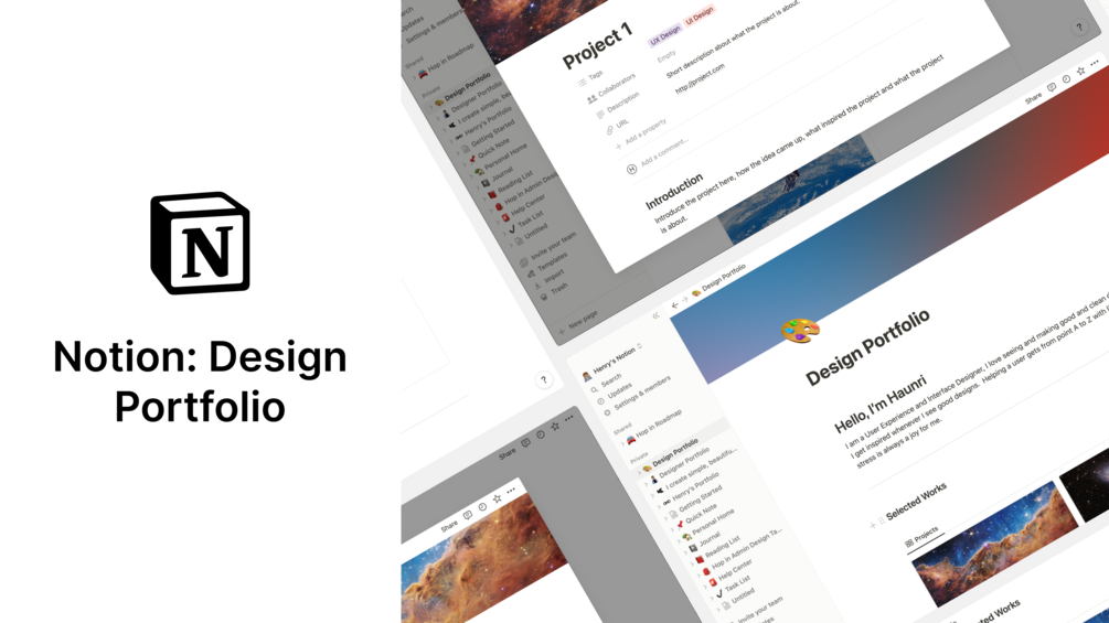 Notion: Portfolio Template