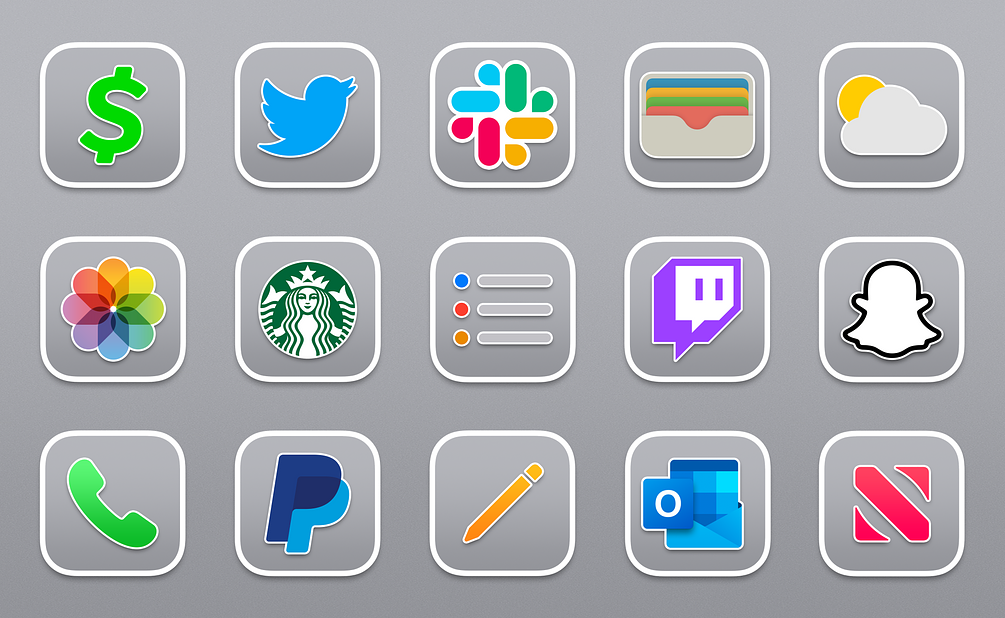 Stickers App Icon Pack