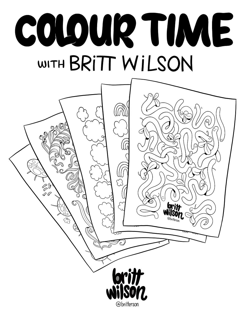Spring Colouring Sheets