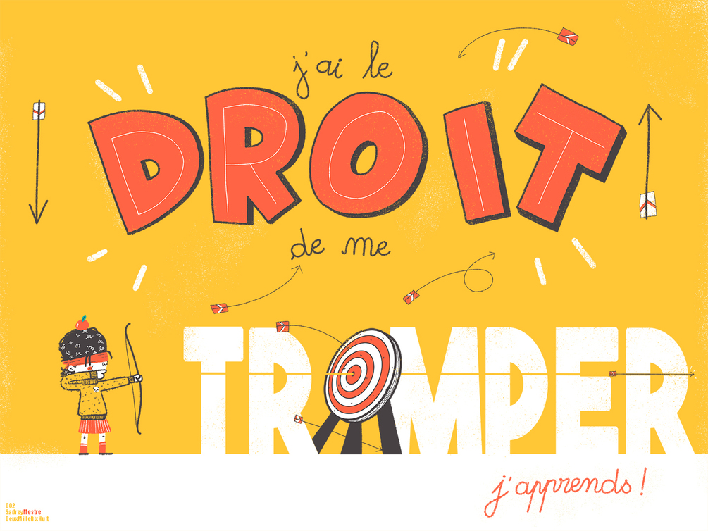 Se tromper ; Affiche 7200x5400 pixels