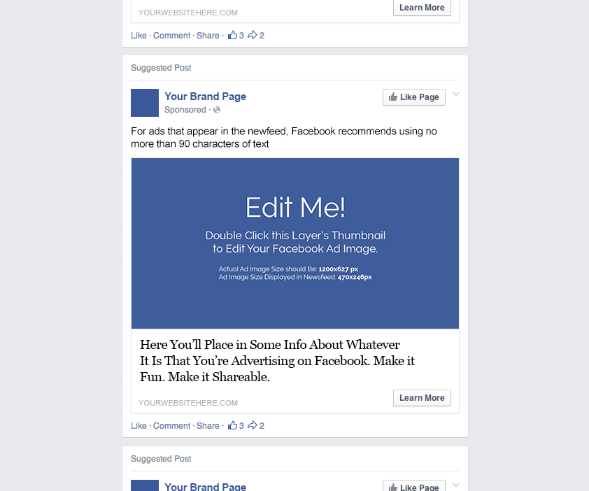 Facebook Ad Template
