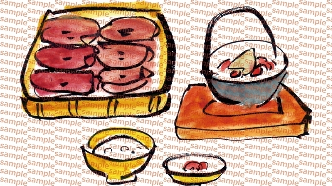 飲食店用料理イラスト 鍋 しゃぶしゃぶ