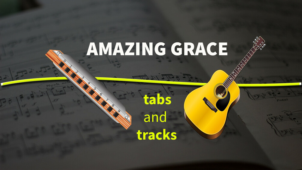 Amazing Grace harmonica tabs and backing tracks