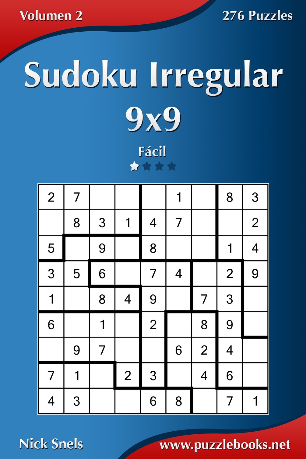 Sudoku Irregular 9x9 Fácil Volumen 2 276 Puzzles