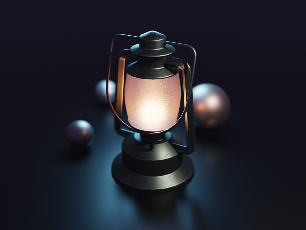 Free 3D Lantern Scene