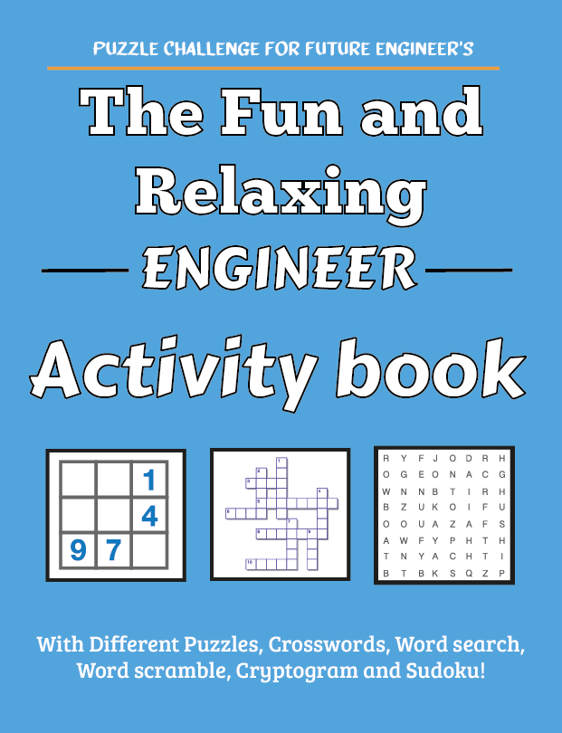 The Fun And Relaxing Engineer Activity Book Fun Unique Puzzles From 