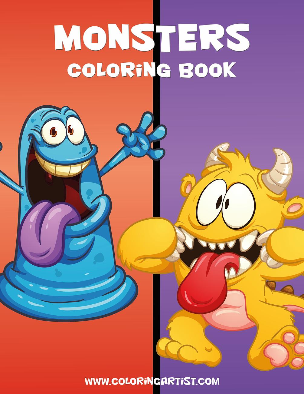 Monsters Coloring Book 1