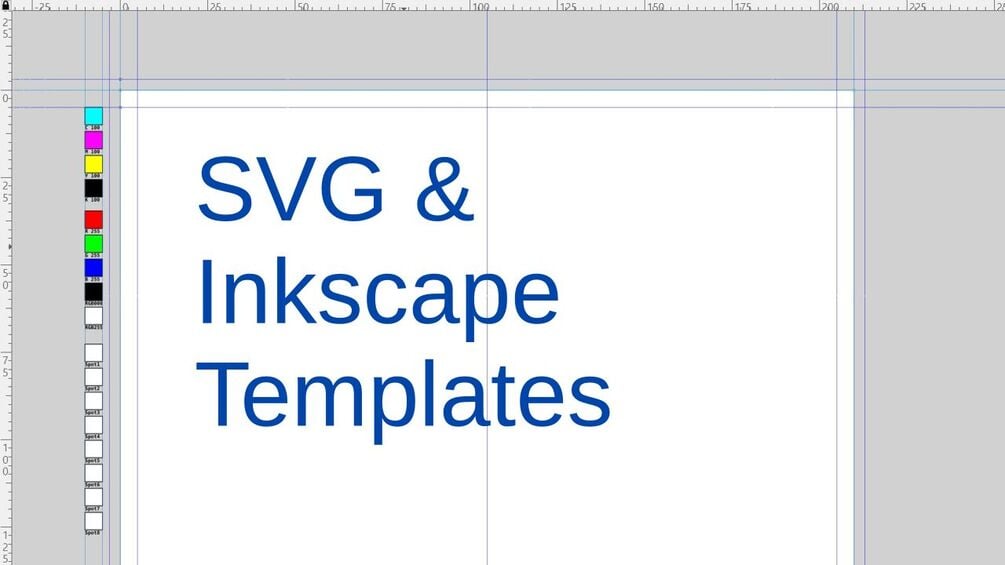SVG and Inkscape Page Templates