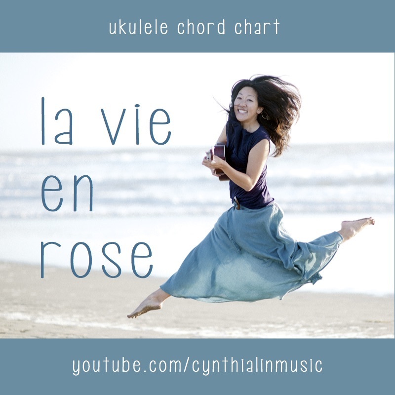 La Vie En Rose Ukulele Chord Chart