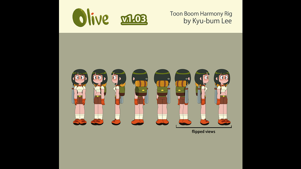 Olive - Toon Boom Harmony Rig