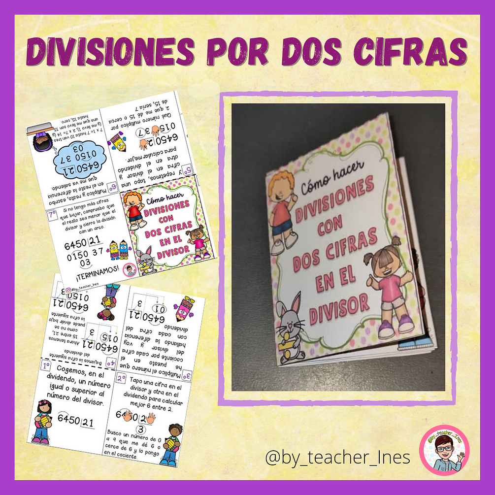 Minibook Divisiones por dos cifras
