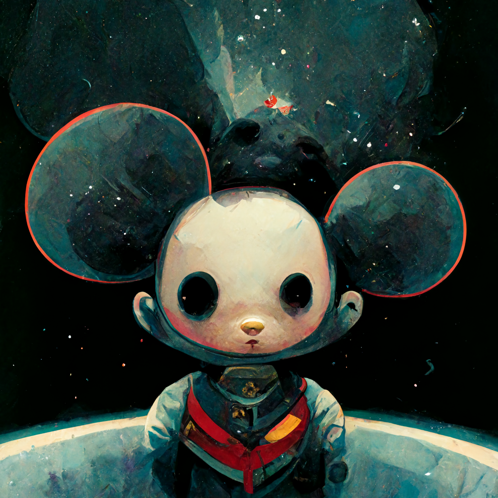 Mouse in Space Digital Art Pack