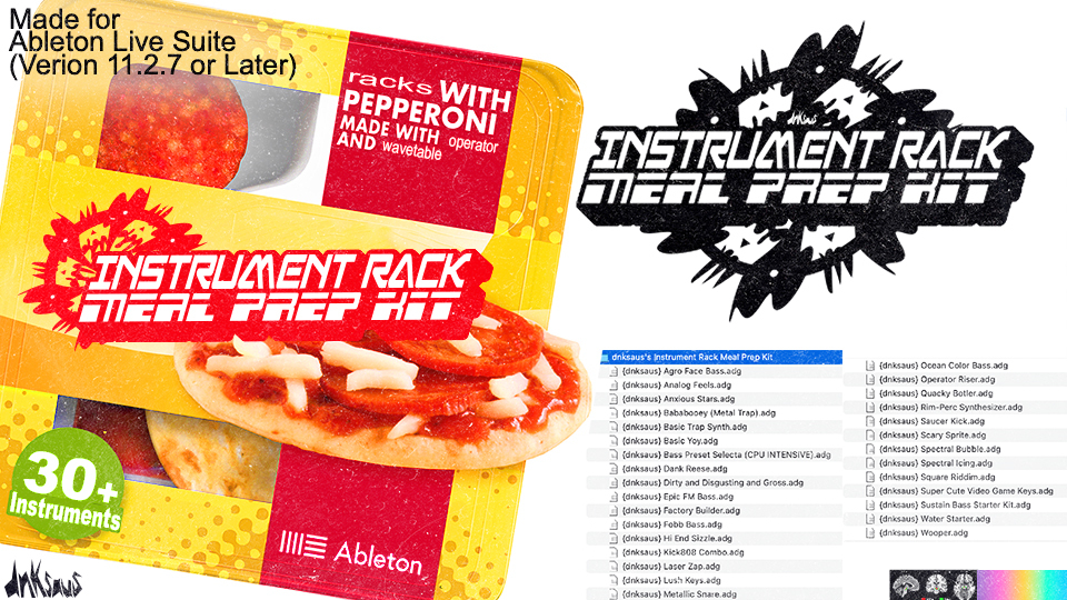 Instrument Rack Meal Prep Kit (Ableton Live 11 Suite)