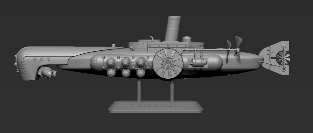 Steampunk Airship (3D Print Files )