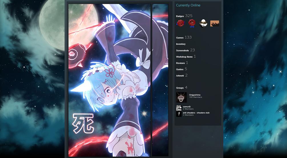 Rem Steam Artwork Design [Animated]