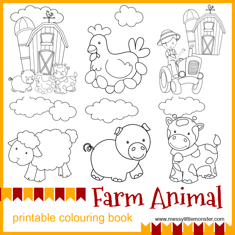 Free Printable Farm Animals Templates