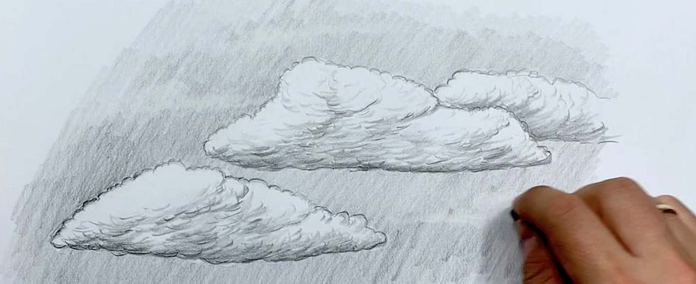 Wolken Zeichnen Anleitung