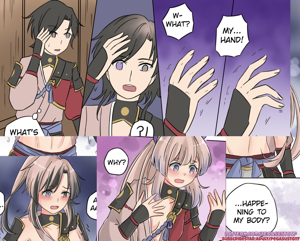 Genshin Impact Teppei into Kokomi Story Part 1 他者変身 TSF