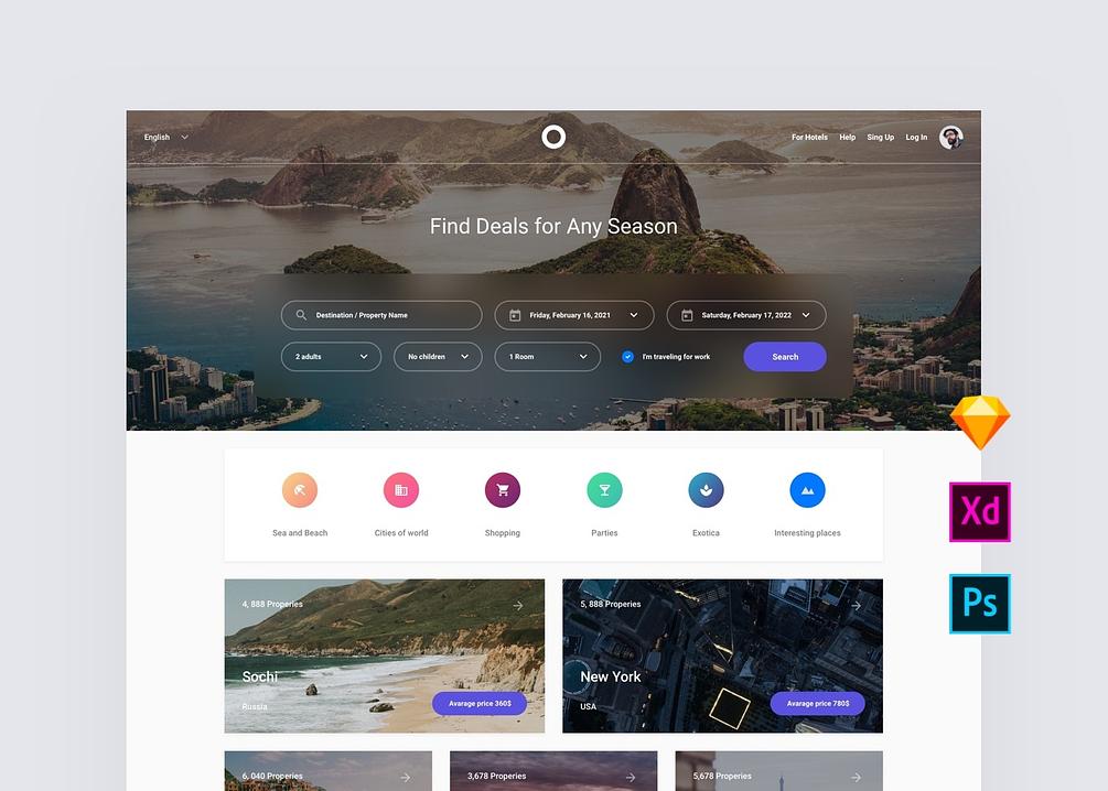 23 – Booking Hotel Web Template