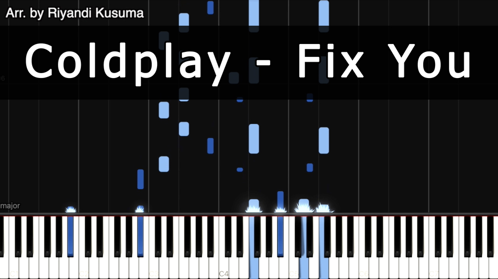 Coldplay Fix You (MIDI & Synthesia)