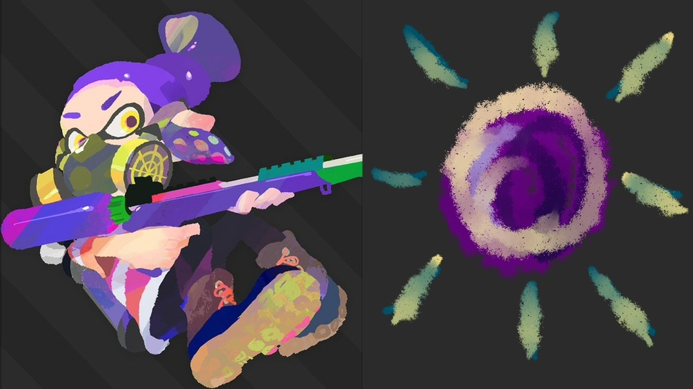 Splatoon Paint Tool Sai Inspired Brush