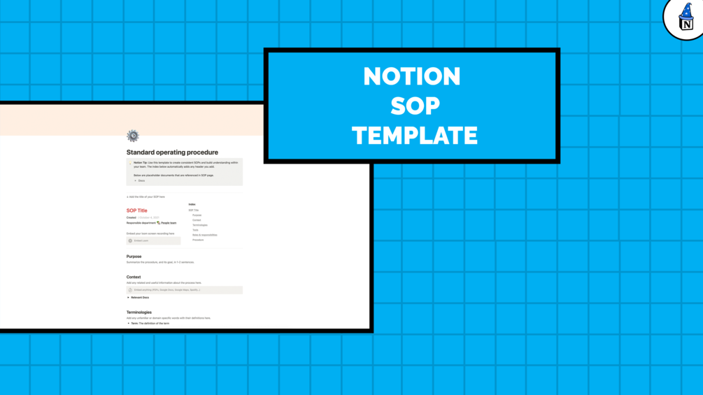 Notion SOP Template