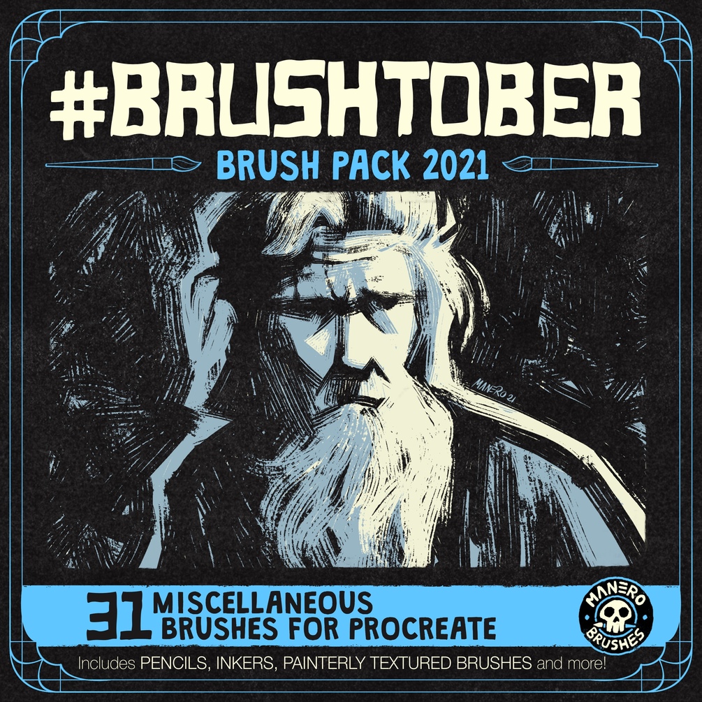 BRUSHTOBER 2021 Brush Pack for Procreate