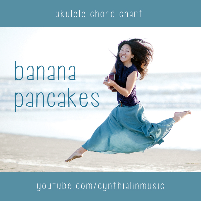 BANANA PANCAKES Ukulele Chord Chart