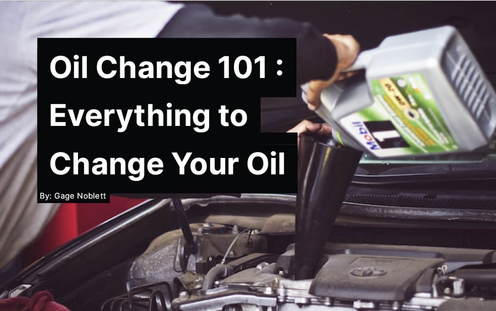 Oil Change 101 Everything to Change Your Oil (Ebook)