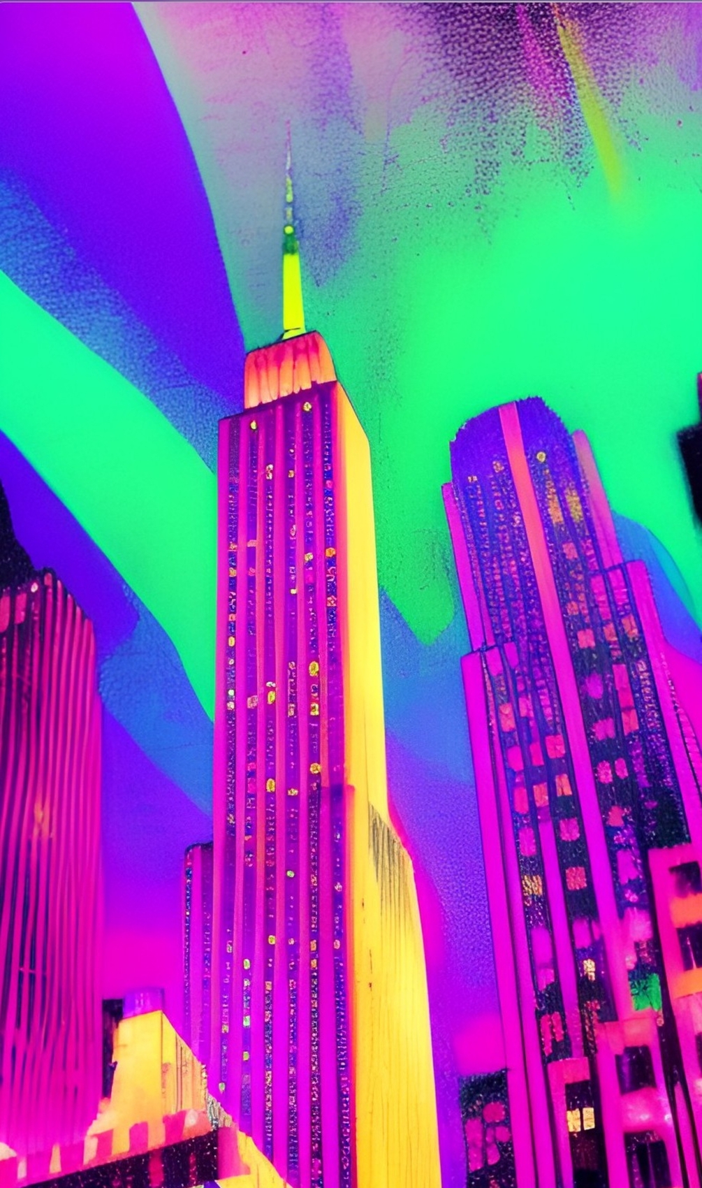 New York City Art 2 (set of 34 artworks) through the eyes of character