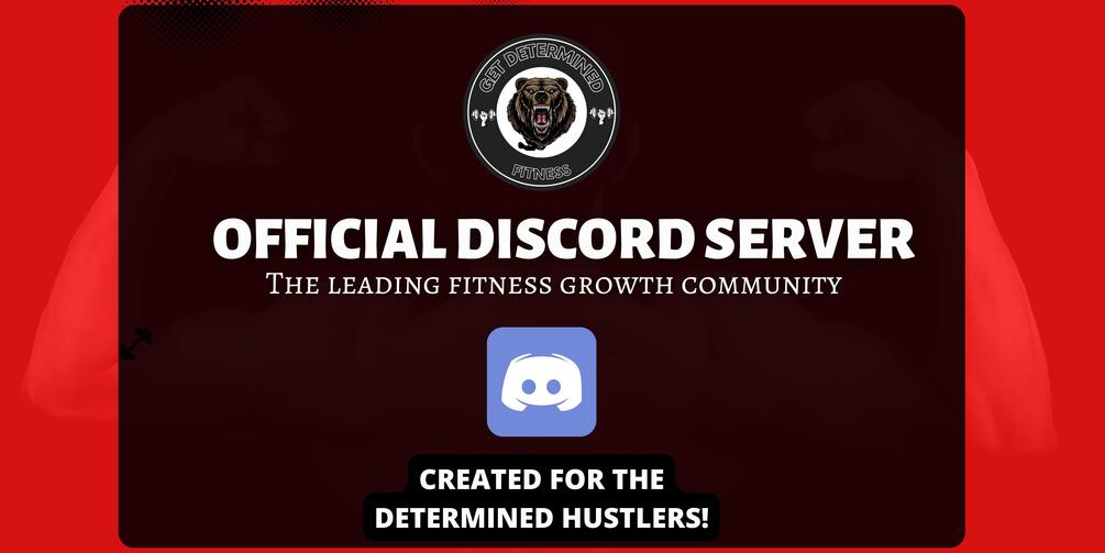 Get Determined Fitness Official Community Discord Server GAINS CLUB