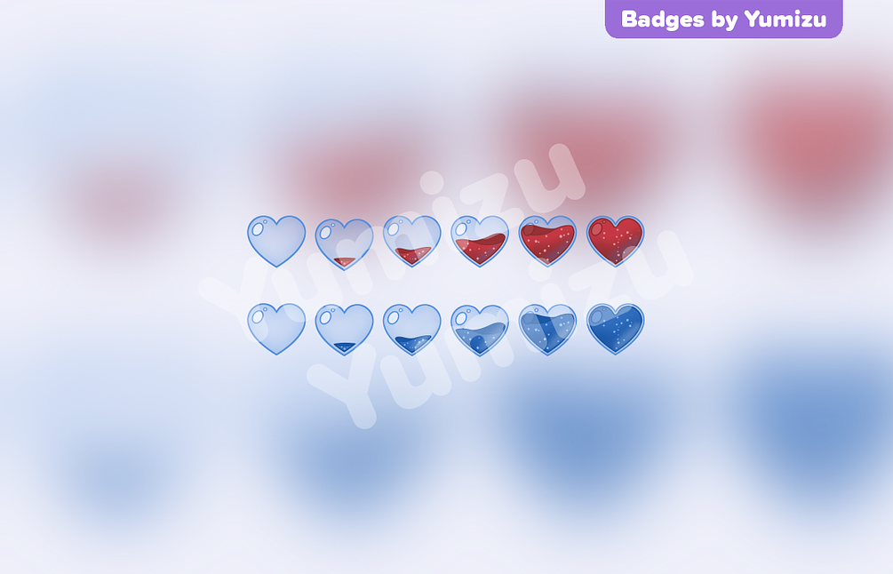 Heart Container Badges [Twitch]