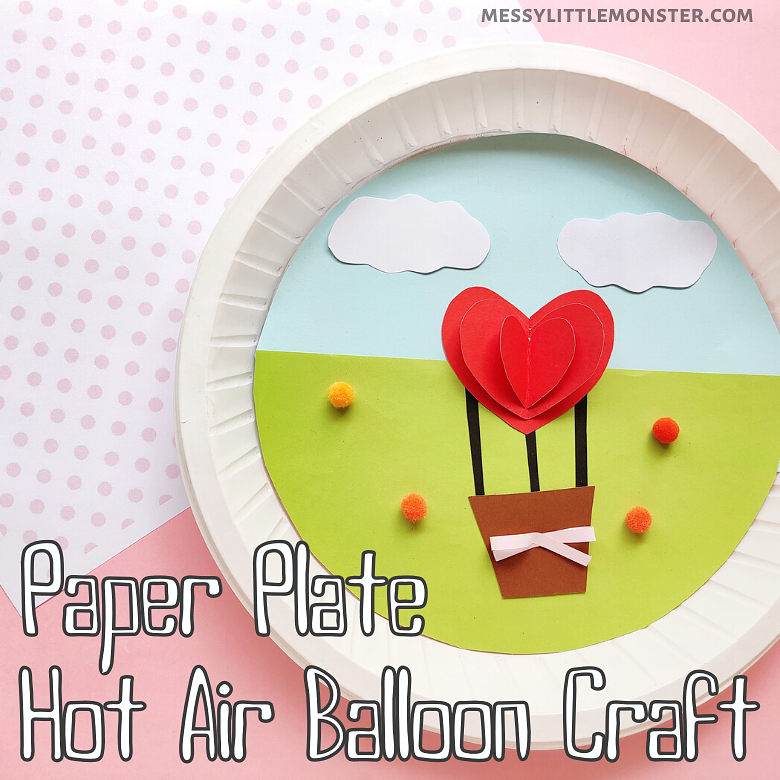 Hot air balloon craft template