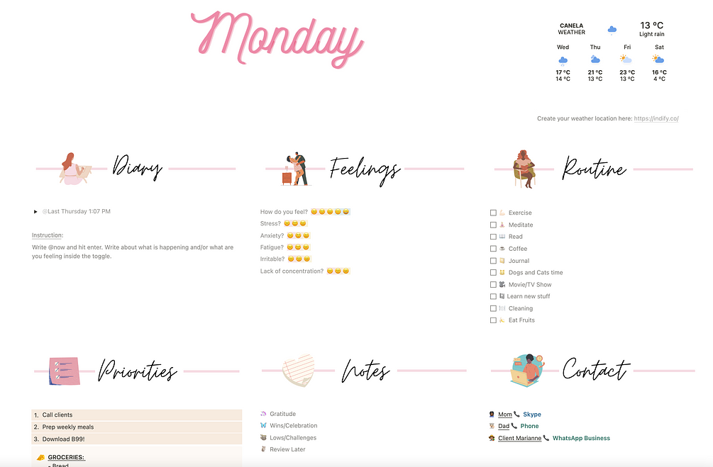 journal-template-for-notion-notion-planner-templates-notion