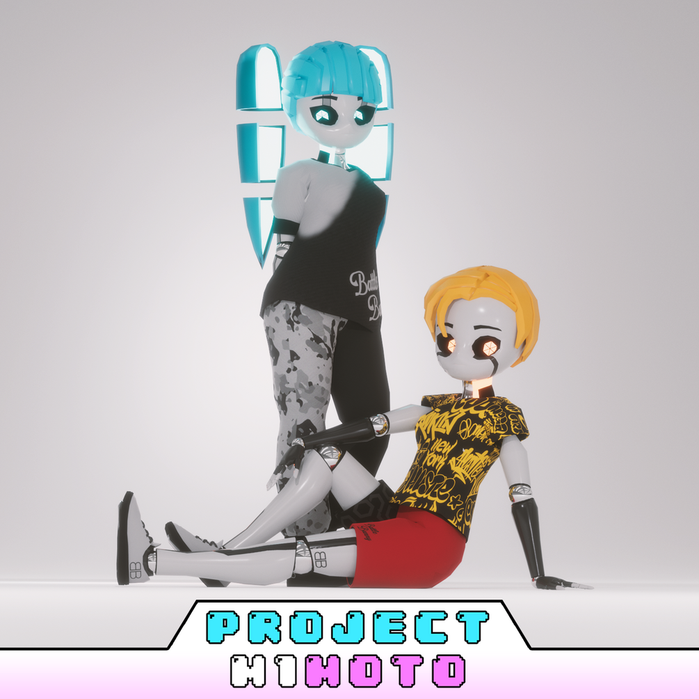  original 3d model project m1moto modular vrchat avatar starter kit