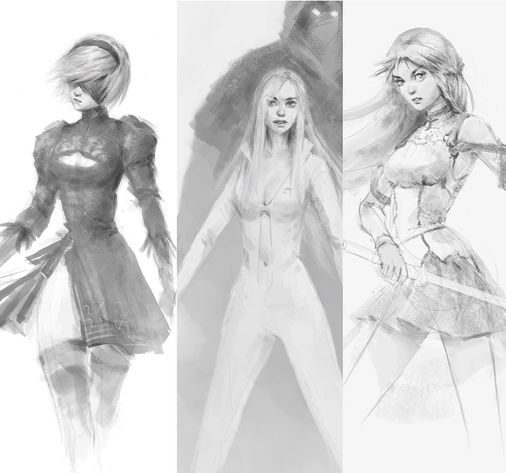 Basic character drawing tutorial pack 3