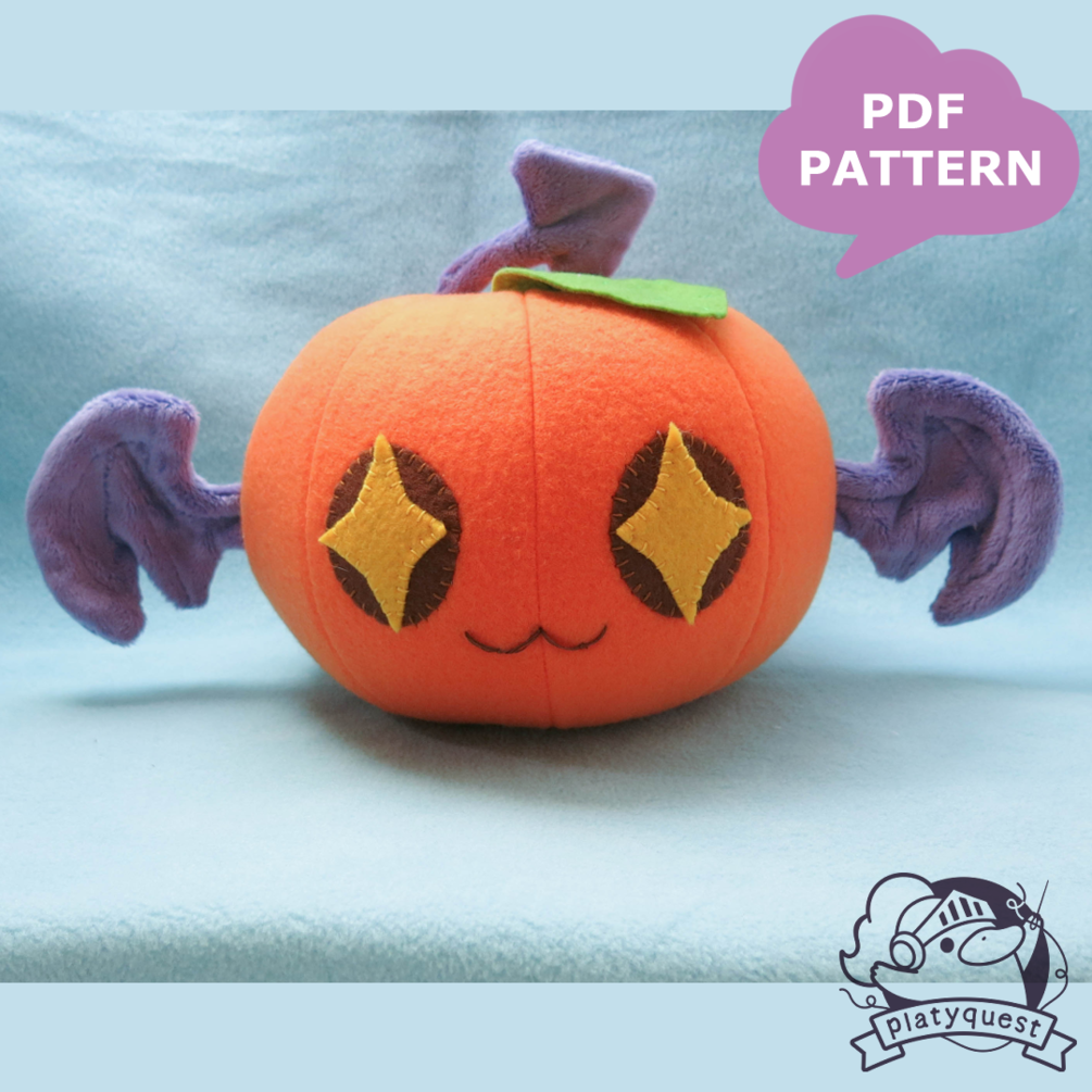 Maplestory2 Pumky Pumpkin Plush Sewing Pattern Tutorial