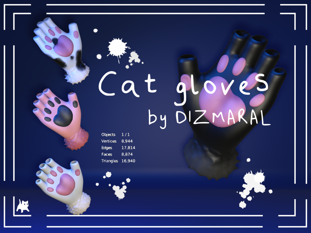 Cat gloves [CUTE PAWS ESPECIALLY FOR YOU]