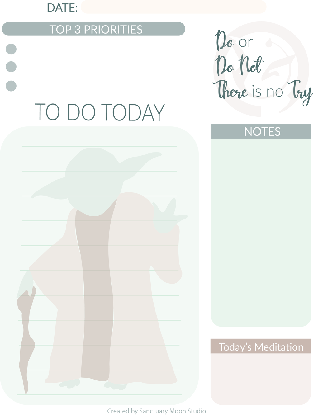 Yoda to do list