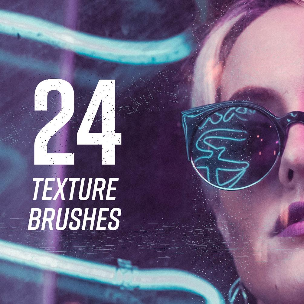 Adobe Illustrator Brushes 24 Texture Brushes